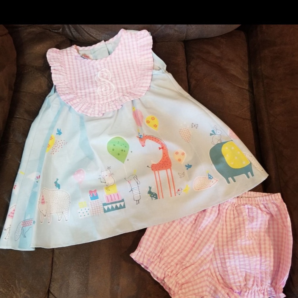 Ric Rac and Ruffles Birthday Party Dress